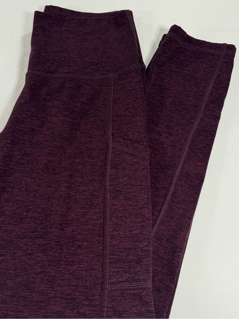 Aerie Chill Play Move Women’s S Purple Mid Rise Ankle Leggings w/ Pockets